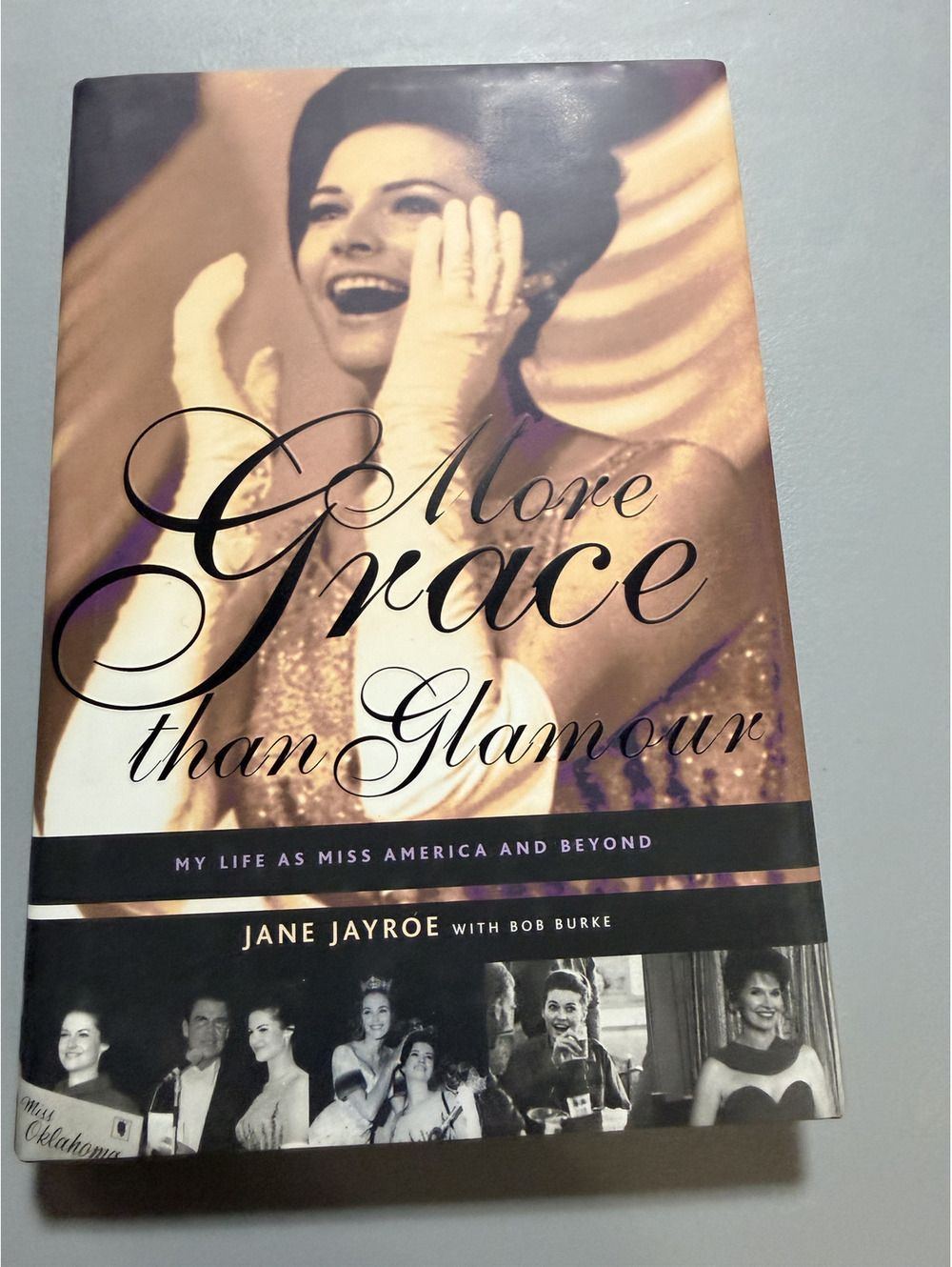 Grace from Glamour by Jane Jayroe signed hardcover